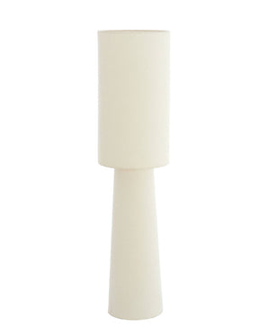 Golvlampa i bouclé - Mikkel creme 165cm