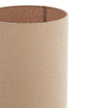 Golvlampa i bouclé - Mikkel, sand 165cm