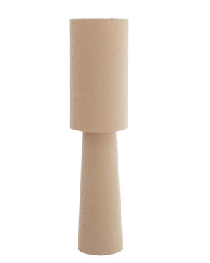 Golvlampa i bouclé - Mikkel, sand 165cm