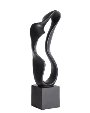 Skulptur– Najac, mattsvart 70cm