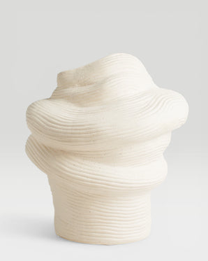 Matt ceramic vase, Luzz, cream