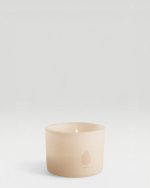 Candle lantern frosted, Vanilla, LED light