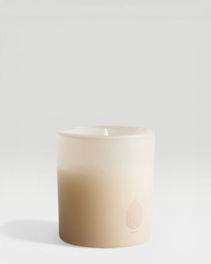 Candle lantern frosted, Vanilla, LED light