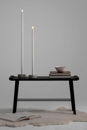 LED-ljus - Tall Taper - vit 55cm