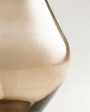 Glasvas - Abby, amber 28cm