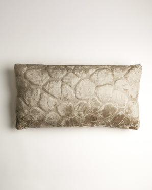 Kudde giraffmönster - beige 60x30cm