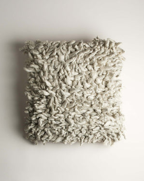 Kudde långhårig - natur 45x45 cm