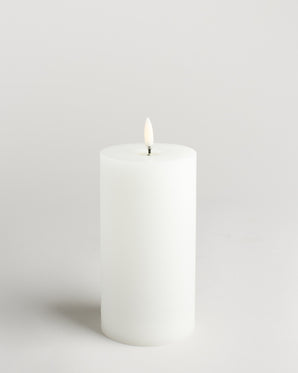 LED-blockljus med rustik smält stearinlook - Rustic 7,8x15cm