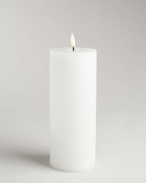 LED-blockljus med rustik smält stearinlook - Rustic 7,8x20cm