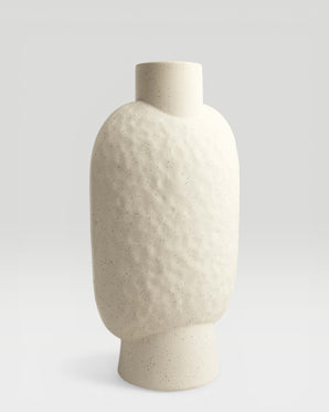 Vase – Namtu, matt cream, 28cm