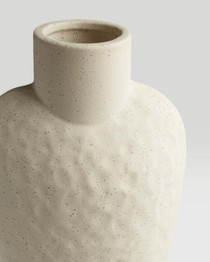 Vase – Namtu, matt cream, 28cm