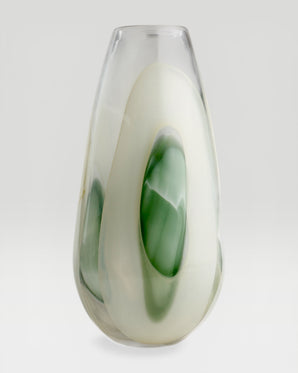 Round glass vase - Livy, large
