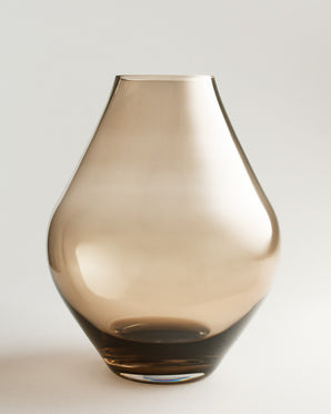Glasvas - Abby, amber 28cm