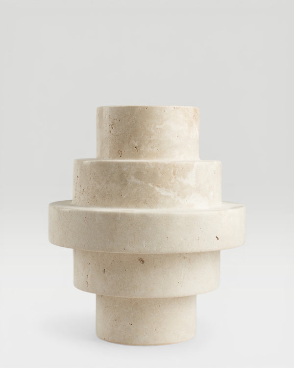 Agano - vas i travertin - M